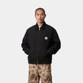 Carhartt OG Detroit Jacket (Summer), black / black aged canvas (Dearborn Canvas)