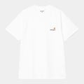 Carhartt American Script t-shirt, white.