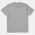 Carhartt Chase Tee, grey heather / gold