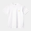 Carhartt Chase tee, white / gold