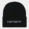 Carhartt Script Beanie, black