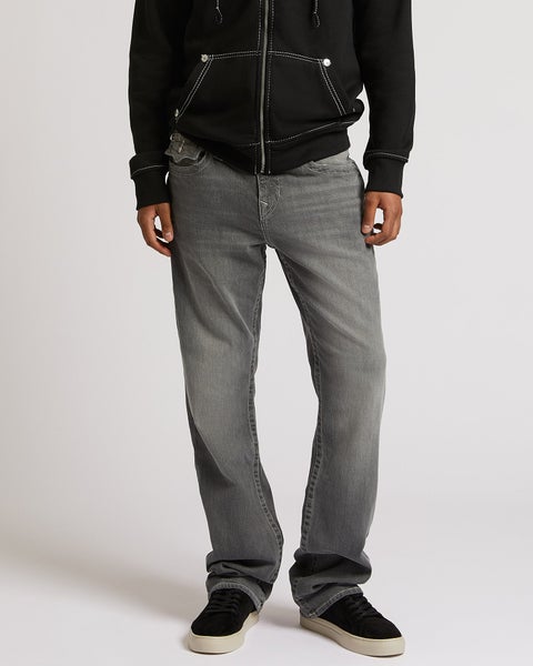 True Religion Ricky SN Flap, grey chalk wash