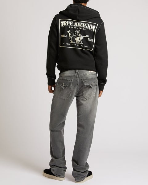 True Religion Ricky SN Flap, grey chalk wash