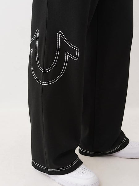 True Religion Baggy Big T Sweatpants,  jet black