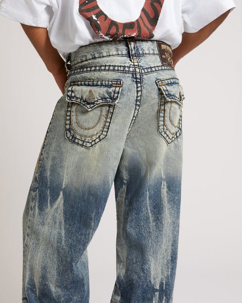 True Religion Vinny Super T Flap, electric grove medium wash