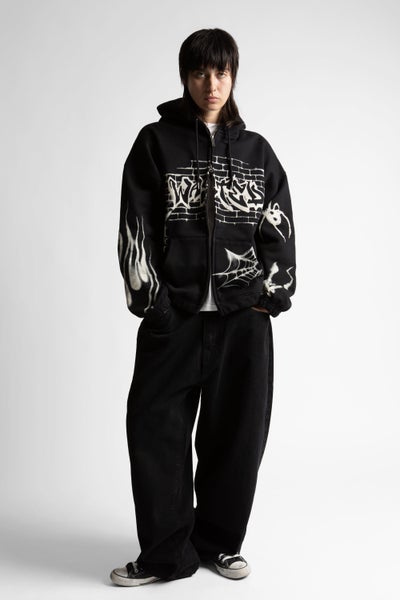 Wasted Paris ATM Boxy Ziphood, black