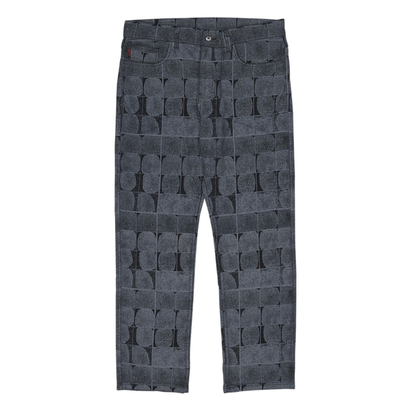 Pleasures Trace Denim Work Pant, black