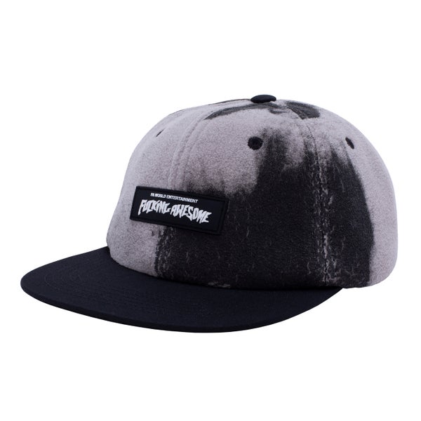 Fucking Awesome Burn Face 6 Panel Strapback, black / grey