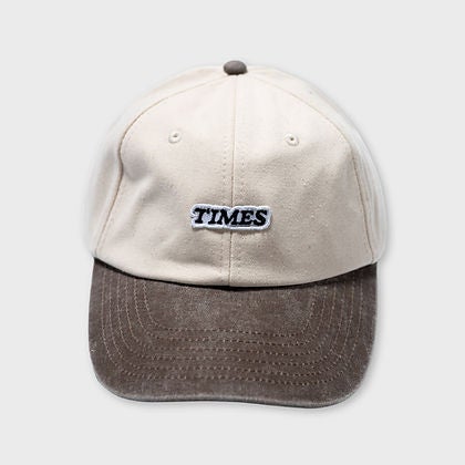 Times Contrast Patch Cap, brown / natural