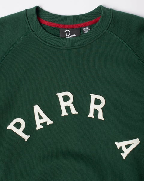 Parra Drunk Parent Crewneck, green
