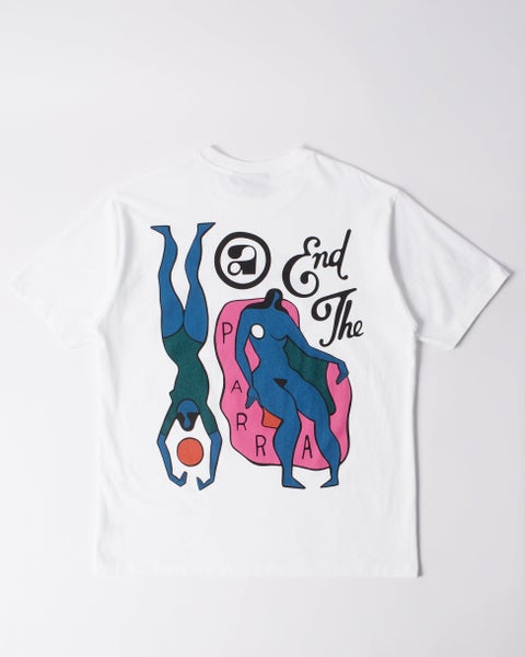 Parra The End Of Loungechair Tee, white