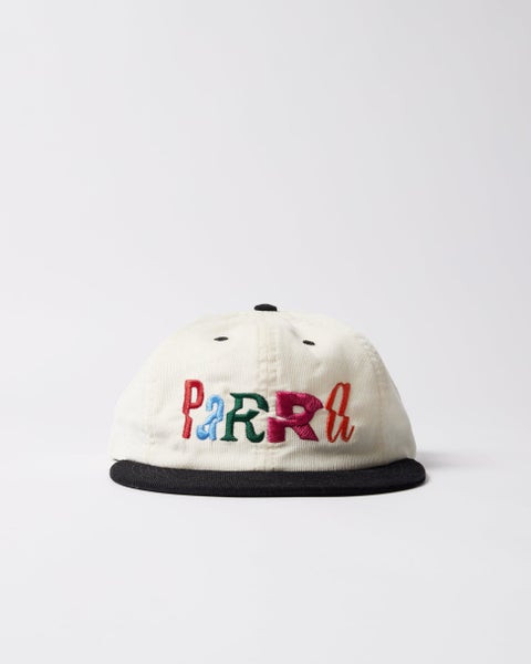 Parra Error Logo 6-panel Hat, off white