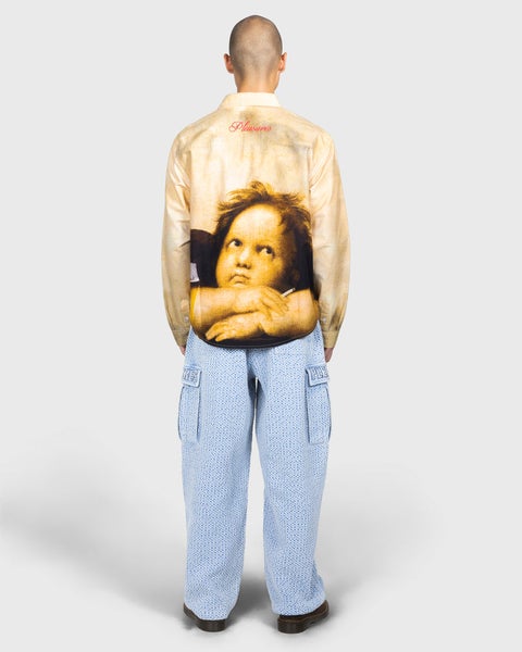 Pleasures Cherub Button Up Shirt, multi