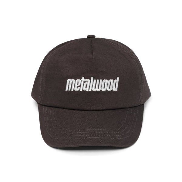 Metalwood Metal Logo 5-panel, brown