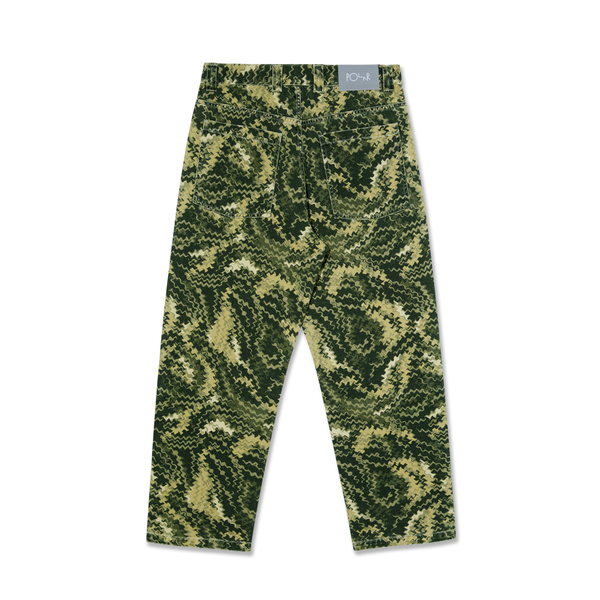 Polar 93 Work Pants Camo, green