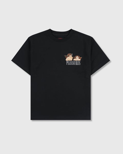 Pleasures Dynamic Short Sleeve Crewneck, black