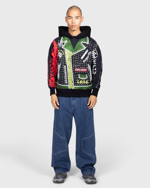 Pleasures Explosion Hood, black / multi