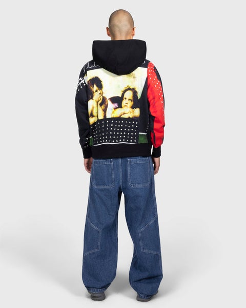 Pleasures Explosion Hood, black / multi