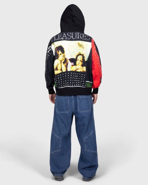 Pleasures Explosion Hood, black / multi