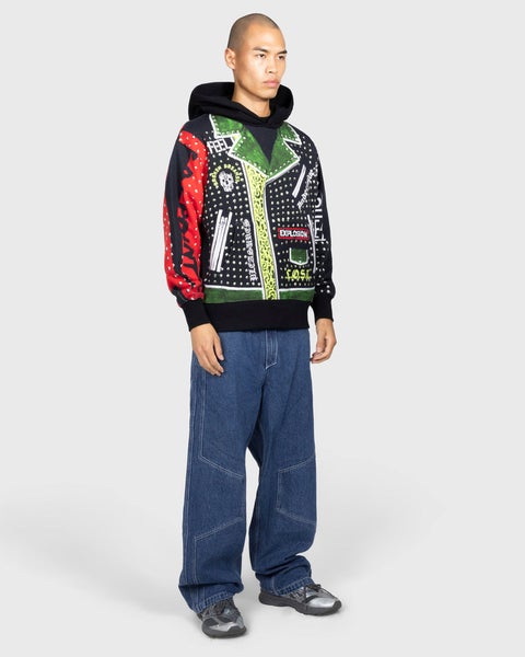 Pleasures Explosion Hood, black / multi