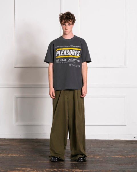 Pleasure Relief Heavyweight Tee, faded black