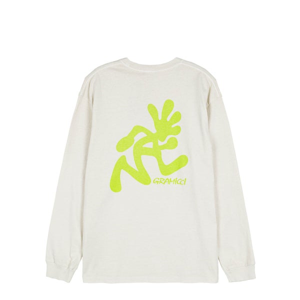 Gramicci Running Man Pigment Dyed LS Tee, natural