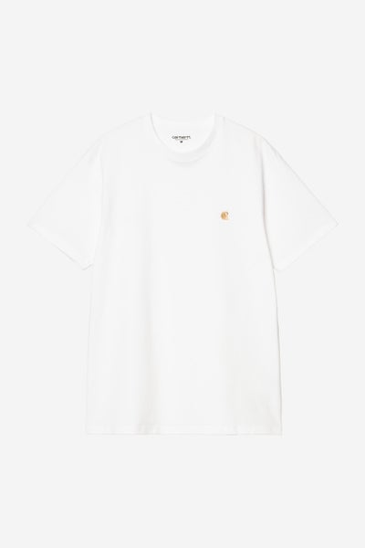 Carhartt Chase tee, white / gold