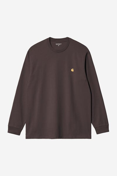 Carhartt Chase L/S Tee, shale / gold