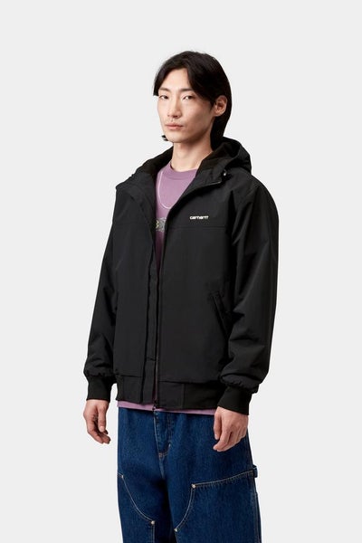 Carhartt Hooded Sail Jacket, black / white