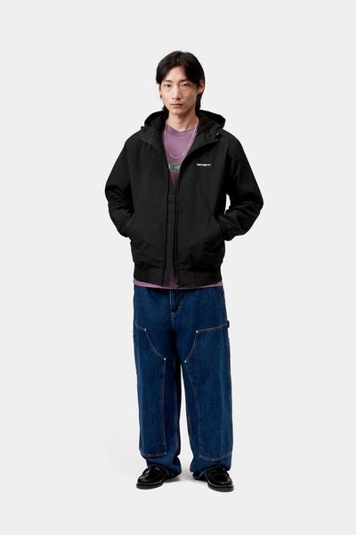Carhartt Hooded Sail Jacket, black / white