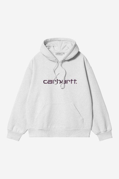 Carhartt Hooded Carhartt Sweat, ash heather / cozy purple