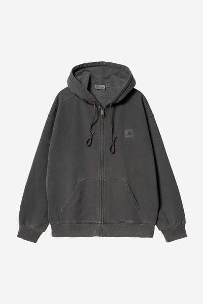 Carhartt Hooded Nelson Jacket, black garment dyed