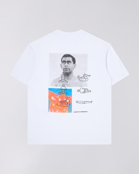 Edwin Everybody Tee, white (garment washed)