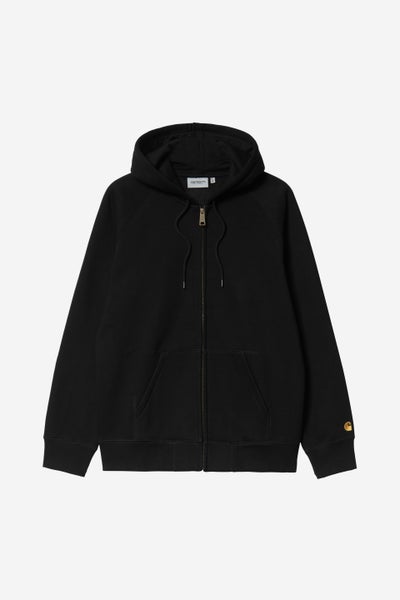 Carhartt Hooded Chase Jacket, black / gold