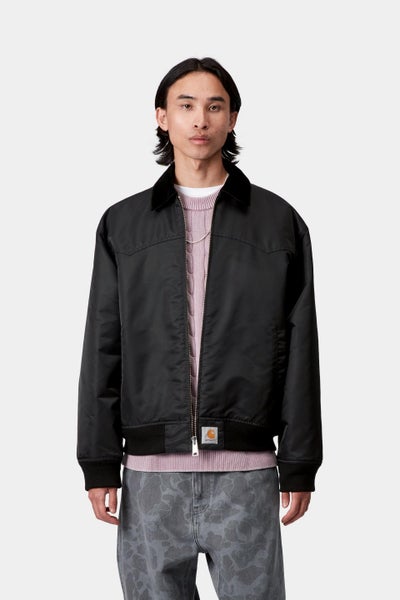 Carhartt Santa Fe Alumni Jacket, black / scarlet