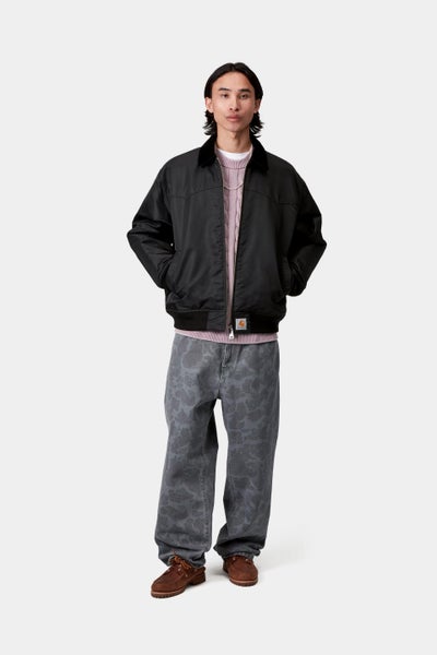 Carhartt Santa Fe Alumni Jacket, black / scarlet