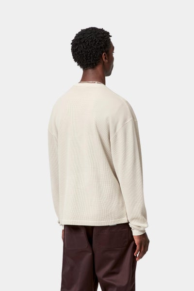 Carhartt Vista Waffle LS Tee, fleur de sel (garment dyed)