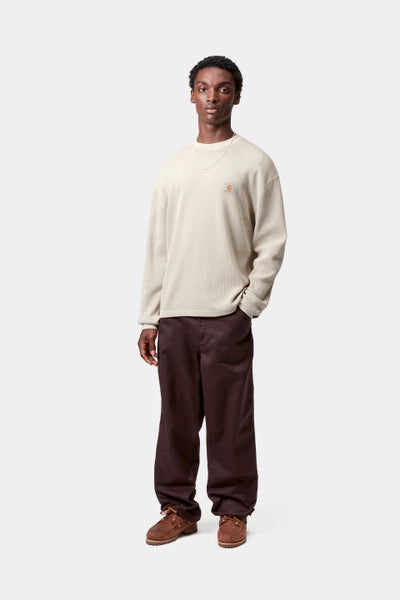 Carhartt Vista Waffle LS Tee, fleur de sel (garment dyed)