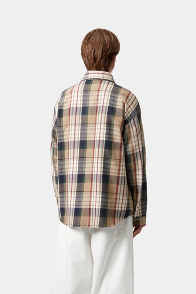 Carhartt L/S Tamblyn Shirt, leather tamblyn check