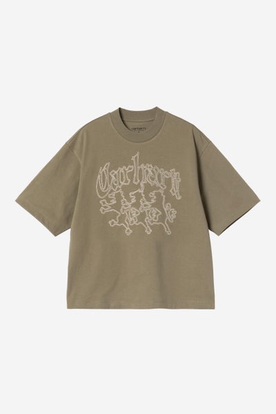 Carhartt Women's Hackwork Tee, brass / salt