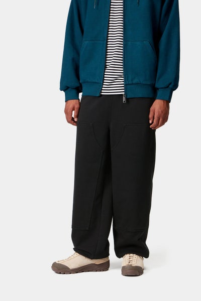 Carhartt Double Knee Sweatpant, black  stone washed