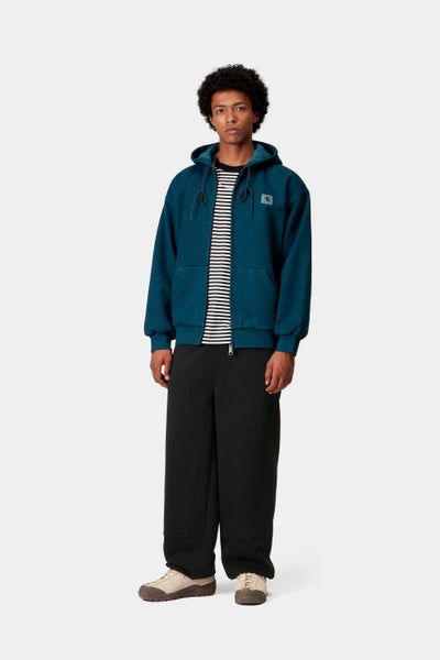 Carhartt Double Knee Sweatpant, black  stone washed