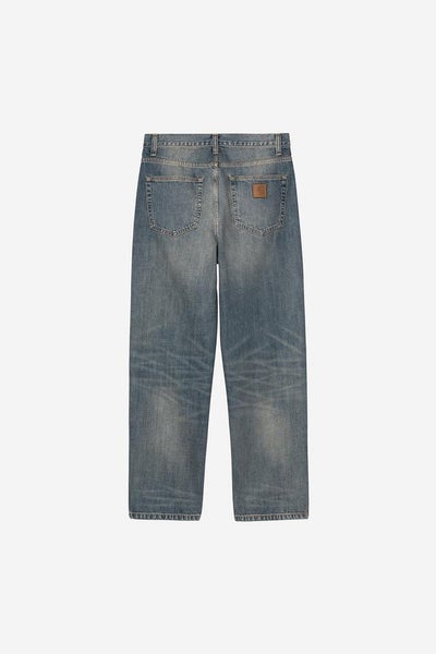 Carhartt Aaron Pant, blue worn wash