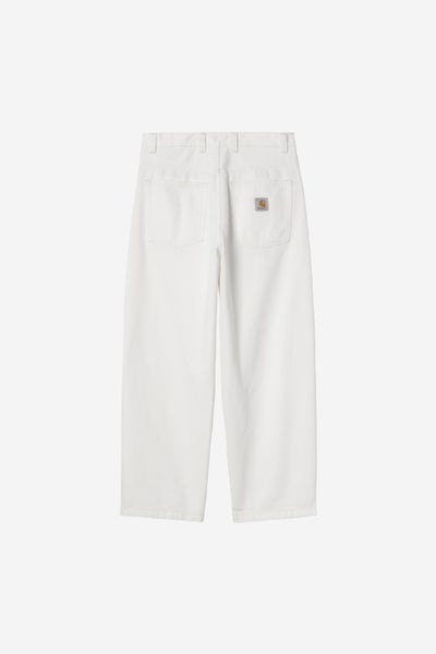 Carhartt Brandon Pant, white rinsed