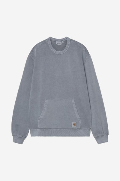 Carhartt  Torion Sweatshirt, office blue grind wash