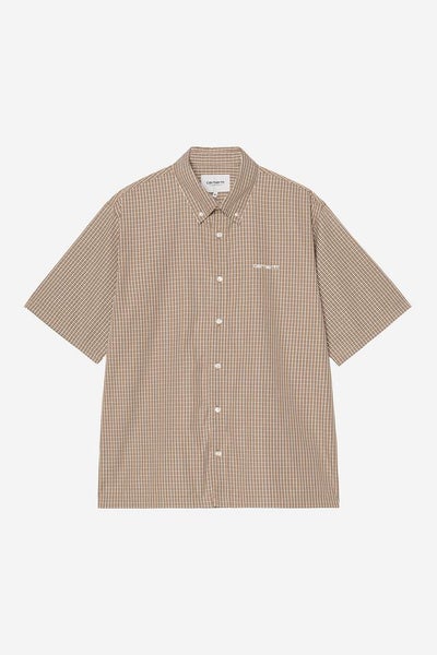Carhartt Groff S/S Shirt, hamilton brown