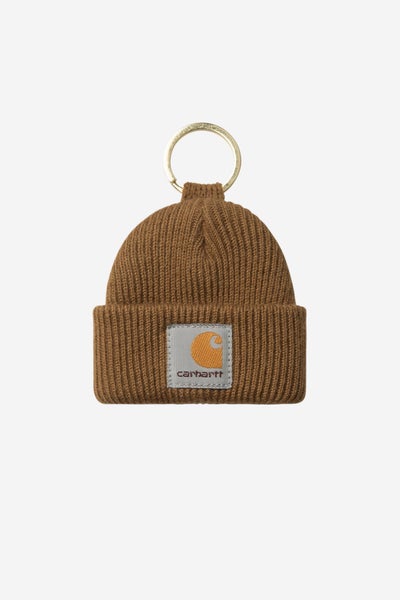 Carhartt Mini Watch Hat Keychain, hamilton brown