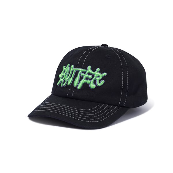 Butter Ink 6-Panel Cap, black
