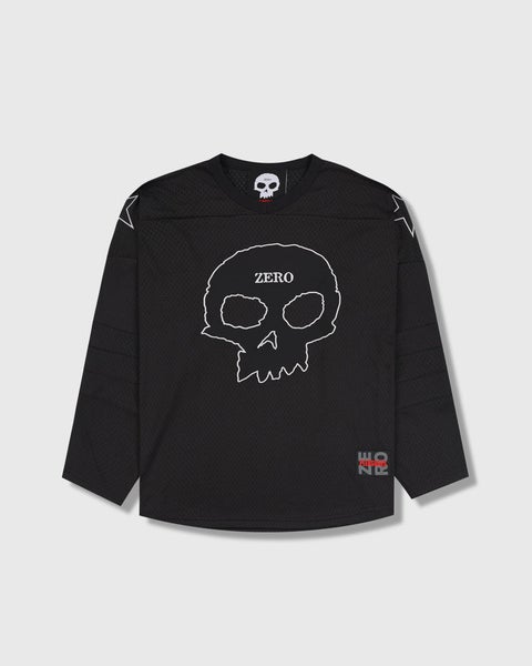 Pleasures X Zero Jamie Hockey Jersey, black