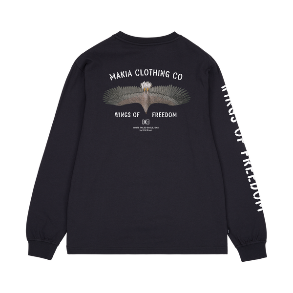 Makia Wings Longsleeve, black